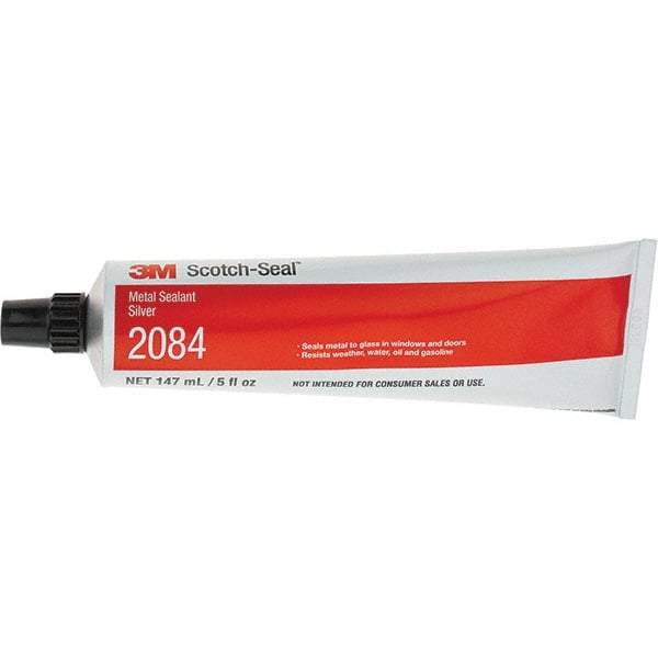 3M - 5 oz Tube Silver Caulk/Sealant - 93°C Max Operating Temp, Series 2084 - Strong Tooling