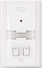 Hubbell Wiring Device-Kellems - 1,000 Square Ft. Coverage, Infrared Motion Sensor Wall Switch - 600 at 120 V Incandescent, 1,000 at 120 V and 1,800 at 277 V Fluorescent, 120 to 277 VAC, White - Strong Tooling