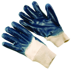 Nitrile Rubber Smooth Surface Gloves - Large (dozen pair) - Strong Tooling