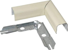 Wiremold - 3/4 Inch Long x 2 Inch Wide x 21/32 Inch High, Raceway Elbow End - 90°, Ivory, For Use with Wiremold 700 Series Raceways - Strong Tooling