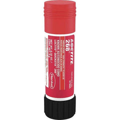 Loctite - 9 g Stick, Red, High Strength Semisolid Threadlocker - Series 268, 72 hr Full Cure Time, Hand Tool, Heat Removal - Strong Tooling