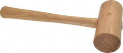 Garland - 7/8 Lb Head Wooden Mallet - 11-3/4" Long Wood Handle - Strong Tooling