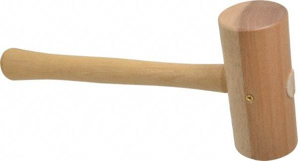 Garland - 1-3/8 Lb Head Wooden Mallet - 11" Long Wood Handle - Strong Tooling