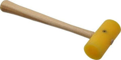 Garland - 1/4 Lb Head Plastic Mallet - 9" OAL, 9-1/4" Long Wood Handle - Strong Tooling