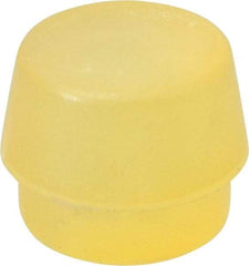 Garland - 1-1/4" Face Diam, Grade Soft, Natural Soft Face Hammer Tip - Urethane - Strong Tooling