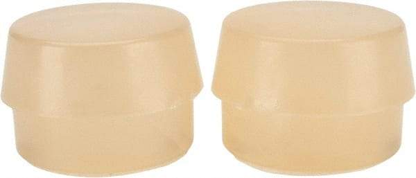 Garland - 1-3/4" Face Diam, Grade Soft, Natural Soft Face Hammer Tip - Urethane - Strong Tooling