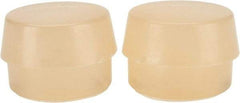 Garland - 1-3/4" Face Diam, Grade Soft, Natural Soft Face Hammer Tip - Urethane - Strong Tooling