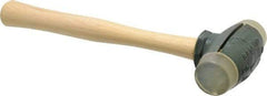 Garland - 2 Lb Head 1-1/2" Face Urethane Split Head Hammer - Wood Handle - Strong Tooling