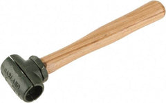 Garland - 1-1/2 Lb Head 1-1/4" Face Malleable Iron Split Head Hammer without Faces - Wood Handle - Strong Tooling