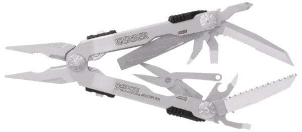 Gerber - 14 Piece, Multi-Tool Set - 6-3/8" OAL, 5" Closed Length - Strong Tooling