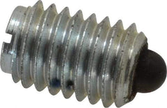 Gibraltar - 1/2-13, 3/4" Thread Length, 0.151" Plunger Projection, Steel Threaded Spring Plunger - 1/4" Max Plunger Diam, 0.75" Plunger Length, 5 Lb Init End Force, 28.5 Lb Final End Force - Strong Tooling