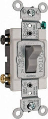 Leviton - 3 Pole, 120 to 277 VAC, 20 Amp, Commercial Grade, Toggle, Wall and Dimmer Light Switch - 1.31 Inch Wide x 4.06 Inch High - Strong Tooling