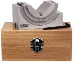 Fowler - 1-3/4" Max Capacity, 90° Angle, Steel V-Block - 3-3/4" Long x 1-3/4" Wide x 2" High, Sold as Individual - Strong Tooling