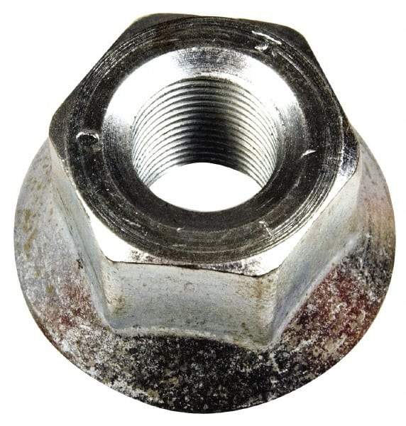 Dorman - 5/8-18 Zinc Finish Flanged Wheel Nut - 1-1/8" Hex, 1-1/16" OAL, 1.62 Diam Flange Seat Angle - Strong Tooling