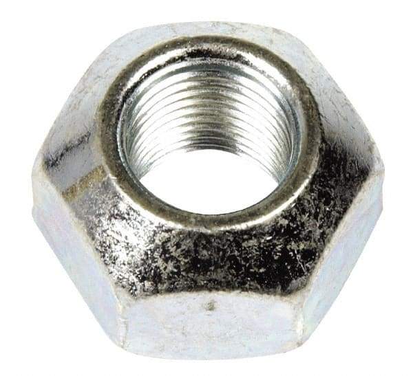 Dorman - 9/16-18 Zinc Finish Open Wheel Nut - 1" Hex, 21/32" OAL, 90° Seat Angle - Strong Tooling