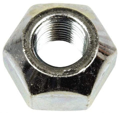 Dorman - 9/16-18 Zinc Finish Open Wheel Nut - 1-1/16" Hex, 21/32" OAL, 90° Seat Angle - Strong Tooling