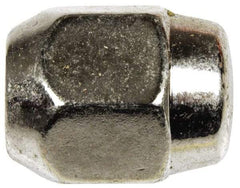 Dorman - M12-1.5 Chrome Finish Capped Wheel Nut - 21mm Hex, 27mm OAL, 60° Seat Angle - Strong Tooling