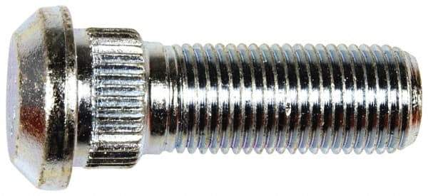 Dorman - 1/2-20 Serrated Bolt Wheel Stud - 0.63" Knurl, 1-17/32" OAL, 3/8" Shoulder Length - Strong Tooling