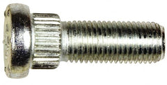 Dorman - 7/16-20 Serrated Bolt Wheel Stud - 0.575" Knurl, 1-3/8" OAL, 5/16" Shoulder Length - Strong Tooling