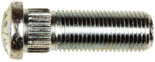 Dorman - 1/2-20 Serrated Bolt Wheel Stud - 0.535" Knurl, 1-17/32" OAL, 5/16" Shoulder Length - Strong Tooling