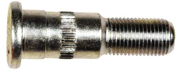 Dorman - 1/2-20 Serrated Bolt Wheel Stud - 5/8" Knurl, 1-5/16" OAL, 1" Shoulder Length - Strong Tooling