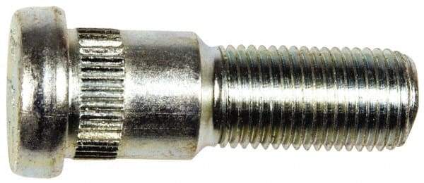 Dorman - 1/2-20 Serrated Bolt Wheel Stud - 5/8" Knurl, 1-11/16" OAL, 5/8" Shoulder Length - Strong Tooling