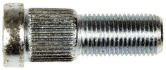 Dorman - 1/2-20 Serrated Bolt Wheel Stud - 0.62" Knurl, 1-5/8" OAL, 19/32" Shoulder Length - Strong Tooling