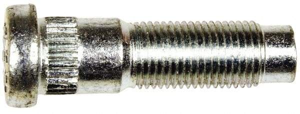 Dorman - 1/2-20 Serrated Bolt Wheel Stud - 0.56" Knurl, 2" OAL, 23/32" Shoulder Length - Strong Tooling