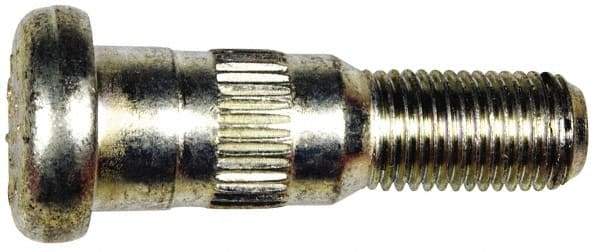 Dorman - 7/16-20 Serrated Bolt Wheel Stud - 0.565" Knurl, 1-3/4" OAL, 7/8" Shoulder Length - Strong Tooling