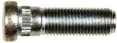 Dorman - 7/16-20 Serrated Bolt Wheel Stud - 0.472" Knurl, 1-1/2" OAL, 11/32" Shoulder Length - Strong Tooling