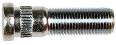 Dorman - 9/16-18 Serrated Bolt Wheel Stud - 5/8" Knurl, 2" OAL, 5/8" Shoulder Length - Strong Tooling