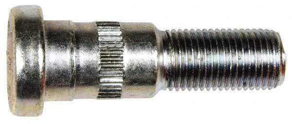 Dorman - 1/2-20 Serrated Bolt Wheel Stud - 5/8" Knurl, 2" OAL, 7/8" Shoulder Length - Strong Tooling