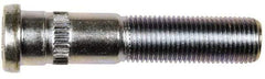 Dorman - 9/16-18 Serrated Bolt Wheel Stud - 0.63" Knurl, 2-25/32" OAL, 1-1/8" Shoulder Length - Strong Tooling