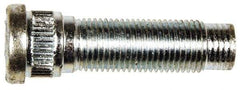 Dorman - 1/2-20 Serrated Bolt Wheel Stud - 0.62" Knurl, 1-21/32" OAL, 11/32" Shoulder Length - Strong Tooling