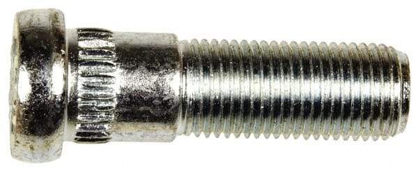 Dorman - 1/2-20 Serrated Bolt Wheel Stud - 0.568" Knurl, 1-11/16" OAL, 5/8" Shoulder Length - Strong Tooling