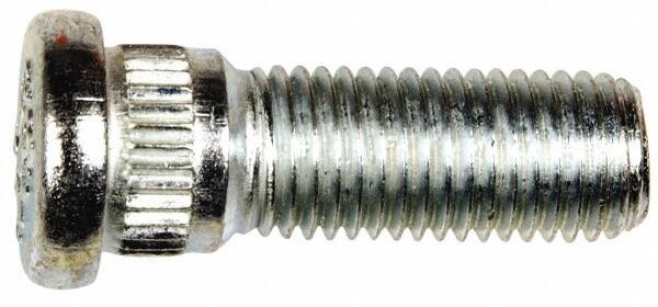 Dorman - M12-1.5 Serrated Bolt Wheel Stud - 14.22mm Knurl, 37mm OAL, 8mm Shoulder Length - Strong Tooling