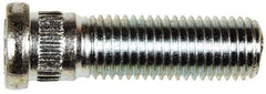 Dorman - M12-1.5 Serrated Bolt Wheel Stud - 12.73mm Knurl, 41.5mm OAL, 8mm Shoulder Length - Strong Tooling