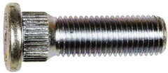 Dorman - M12-1.5 Serrated Bolt Wheel Stud - 14.35mm Knurl, 42.5mm OAL, 8mm Shoulder Length - Strong Tooling