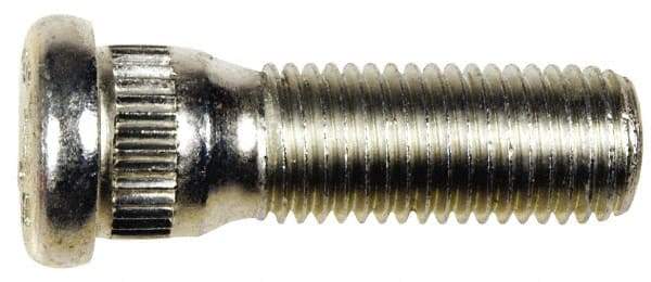 Dorman - M12-1.5 Serrated Bolt Wheel Stud - 14.2mm Knurl, 40mm OAL, 8mm Shoulder Length - Strong Tooling