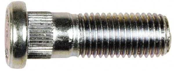 Dorman - M12-1.5 Serrated Bolt Wheel Stud - 12.22mm Knurl, 36mm OAL, 9mm Shoulder Length - Strong Tooling