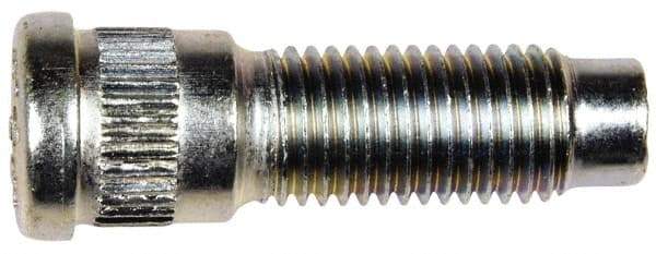 Dorman - M12-1.5 Serrated Bolt Wheel Stud - 14.45mm Knurl, 42mm OAL, 11.5mm Shoulder Length - Strong Tooling