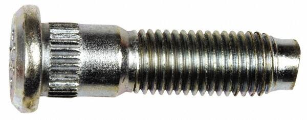 Dorman - M12-1.5 Serrated Bolt Wheel Stud - 13.46mm Knurl, 48mm OAL, 14mm Shoulder Length - Strong Tooling