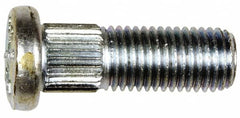 Dorman - M10-1.25 Serrated Bolt Wheel Stud - 10.24mm Knurl, 29mm OAL, 9mm Shoulder Length - Strong Tooling