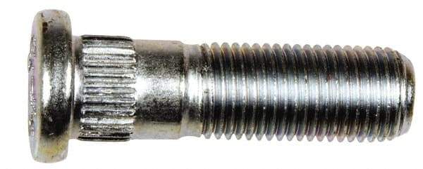 Dorman - M12-1.25 Serrated Bolt Wheel Stud - 12.83mm Knurl, 41.5mm OAL, 14mm Shoulder Length - Strong Tooling