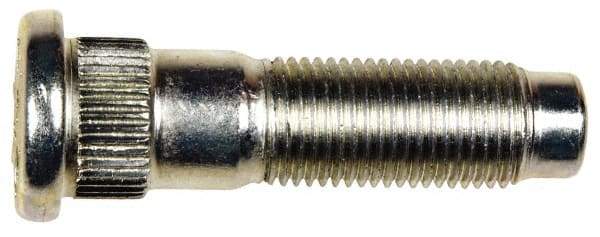 Dorman - 1/2-20 Serrated Bolt Wheel Stud - 0.612" Knurl, 2" OAL, 21/32" Shoulder Length - Strong Tooling