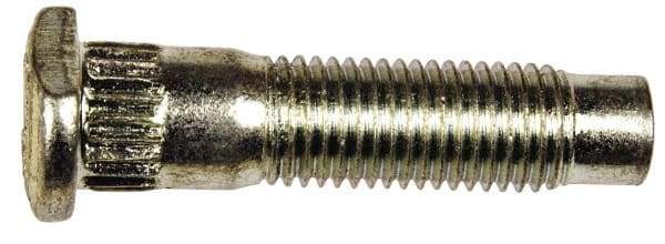 Dorman - M12-1.5 Serrated Bolt Wheel Stud - 13.41mm Knurl, 51.5mm OAL, 13.5mm Shoulder Length - Strong Tooling