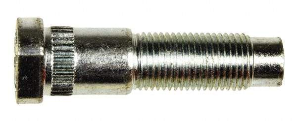 Dorman - 1/2-20 Serrated Bolt Wheel Stud - 0.585" Knurl, 2" OAL, 3/4" Shoulder Length - Strong Tooling