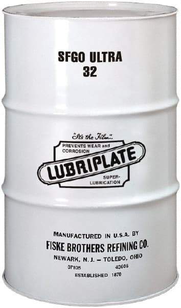 Lubriplate - 55 Gal Drum, ISO 32, SAE 10, Air Compressor Oil - -8°F to 375°, 160 Viscosity (SUS) at 100°F, 46 Viscosity (SUS) at 210°F - Strong Tooling