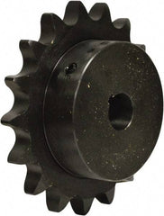 U.S. Tsubaki - 10 Teeth, 3/4" Chain Pitch, Chain Size 60, Finished Bore Sprocket - 7/8" Bore Diam, 2.427" Pitch Diam, 2.76" Outside Diam - Strong Tooling