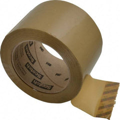 3M - 3" x 110 Yd Natural (Color) Rubber Adhesive Sealing Tape - Polypropylene Film Backing, 1.9 mil Thick, 44 Lb Tensile Strength, Series 371 - Strong Tooling